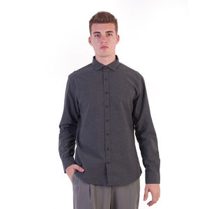 Network Shirt Men size L Dark Gray